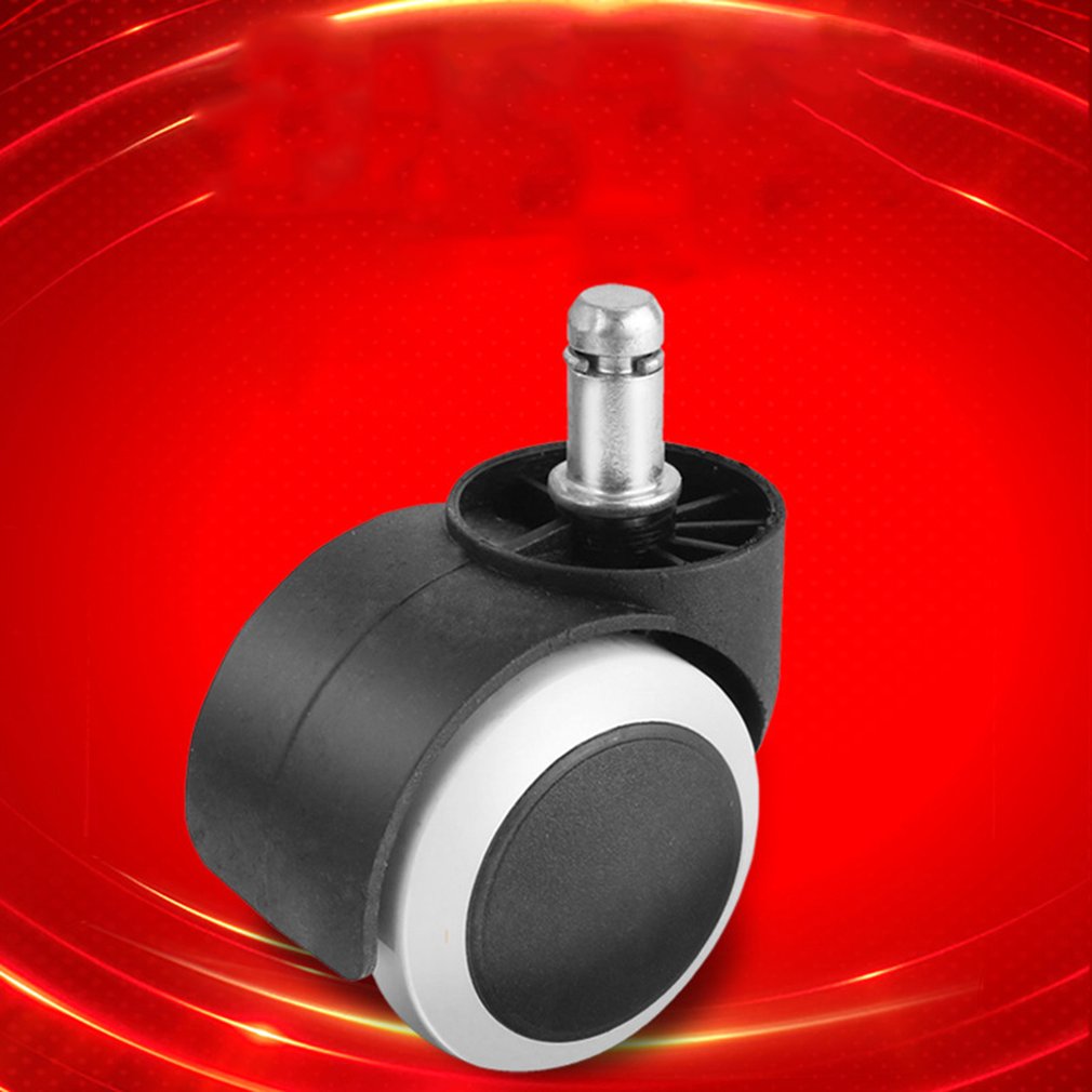 Stille Versterkte Meubelwielen 2 Inch Polyurethaan Universele Wiel Baas Stoel Wiel Bureaustoel Wielen