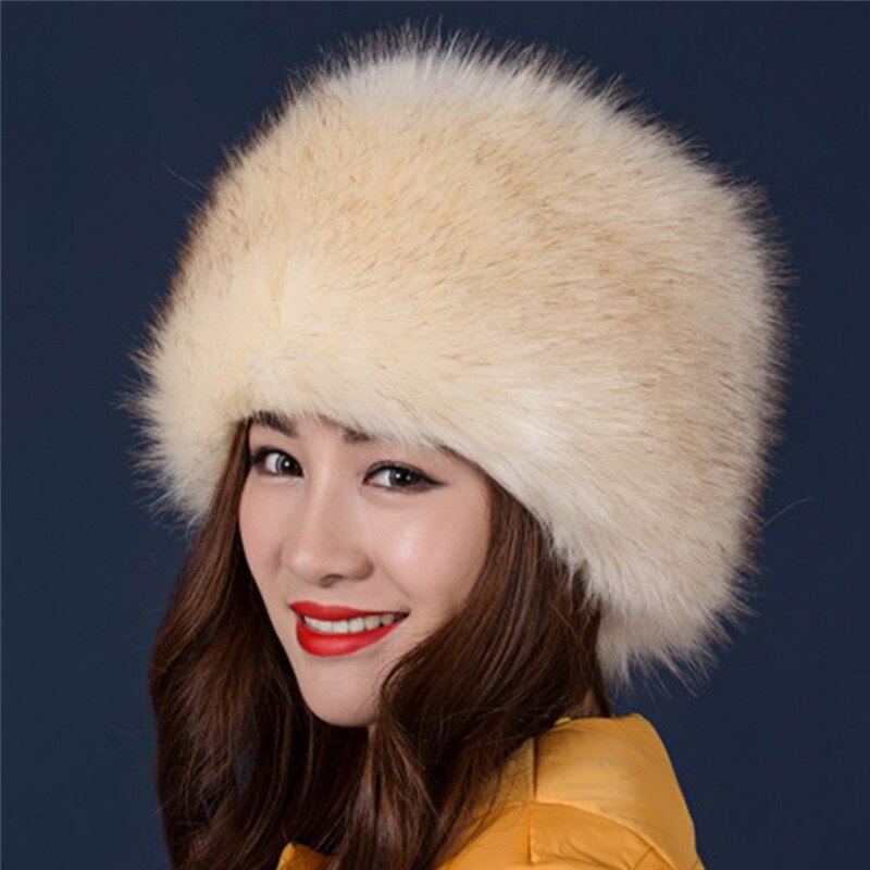 Vrouwen Hoeden Vrouwen Hoed Winter Caps Meisjes Hoeden Faux Vossenbont Cap Prinses Stijl Hoeden Warm Fur Hoofddeksels Kerst gifts001