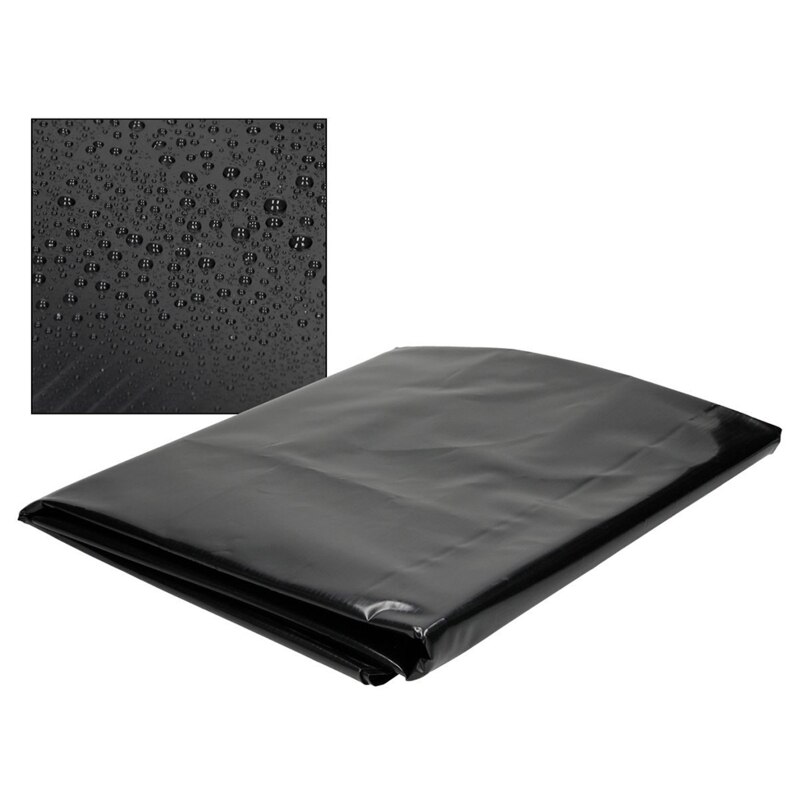 Water Storage Tank Cover 210D IBC Tote Cover for 800/1000 Liter Container Black Dustproof Water Barrel Cover Water