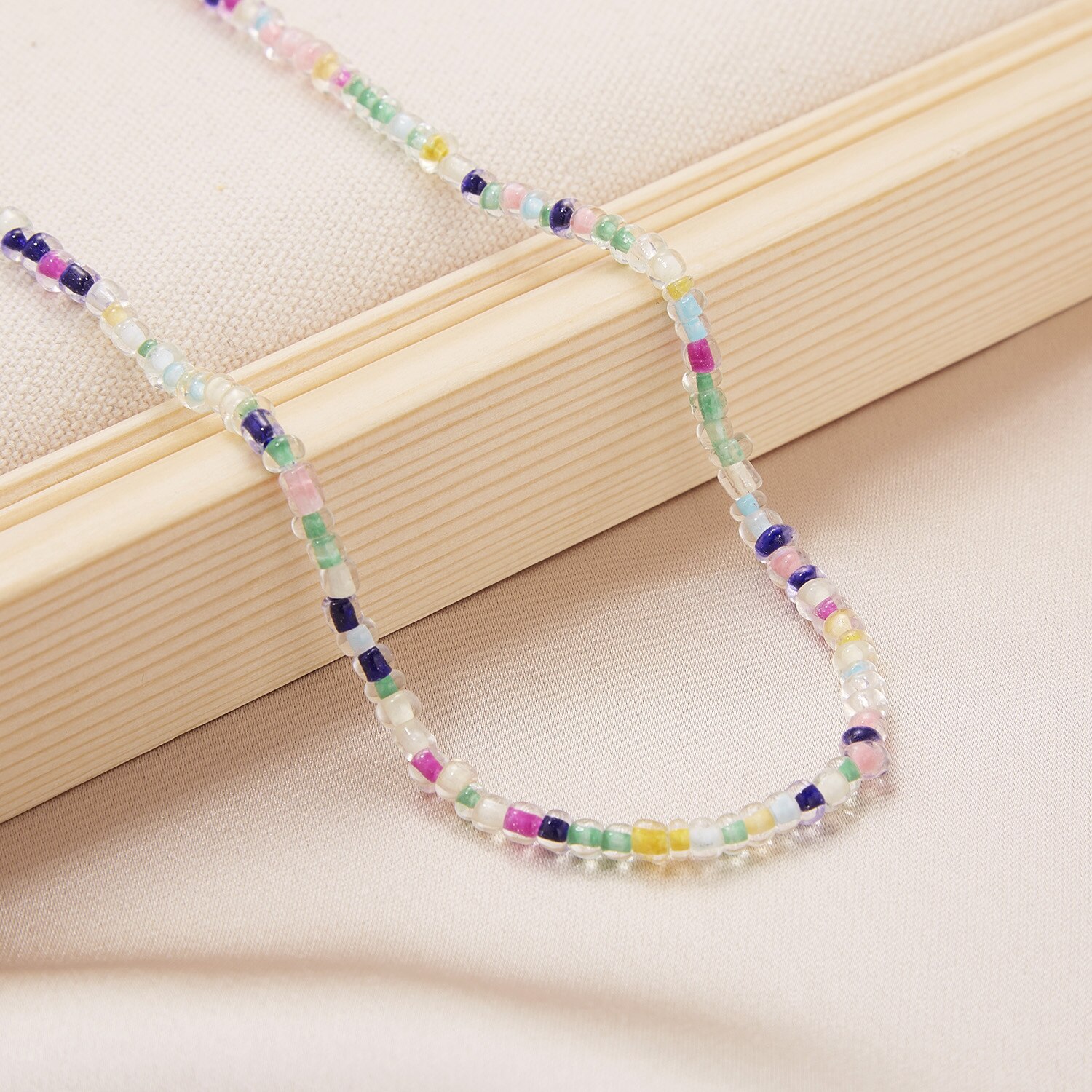 Boho Chic Zaad Kralen Ketting Vrouwen Mode Kleurrijke Hals Ketting Bohemian Zwarte Choker Kettingen Sieraden Charms Party: 02