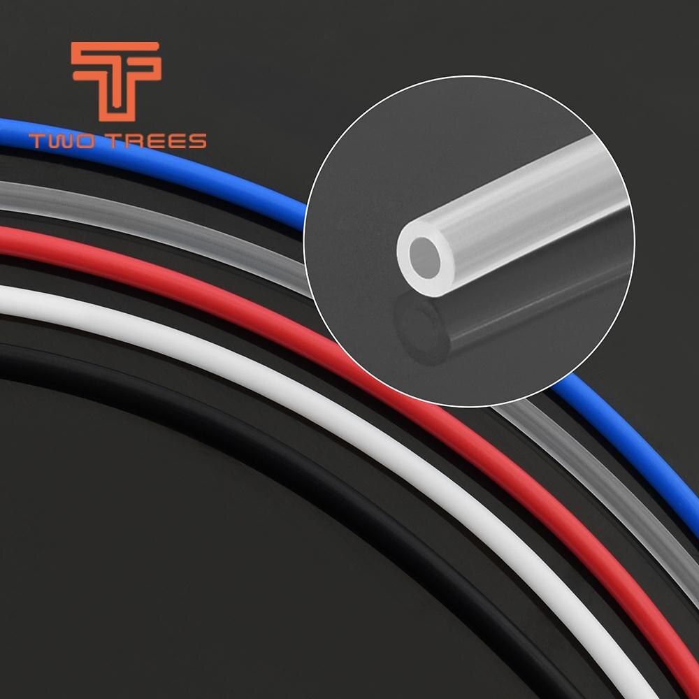 1M Tubo IN PTFE Teflonto TL-Alimentatore hotend Rostock Bowden Estrusore 1.75 millimetri Filamento ID 2 millimetri OD 4mm Clonati Capricorno Tubo per Ender 3