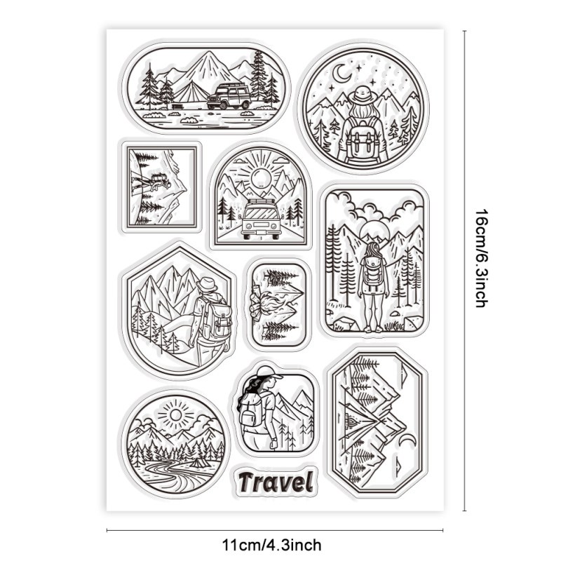 1 hoja de sellos transparentes con texto de bendición de hojas de Ginkgo para hacer tarjetas, sellos transparentes de hojas de otoño, sellos transparentes para bricolaje: Champán