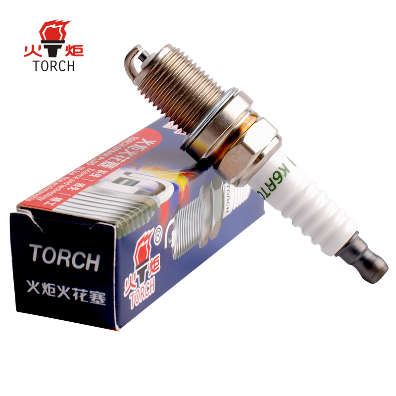 4pcs/6pcs China original spark plugs TORCH K6RTC/FR7DC+/BKR6E/K20PR-U/RC9YC/NEON/ESCORT/FIESTA/ORION/SCORPIO/Y10/FELICIA