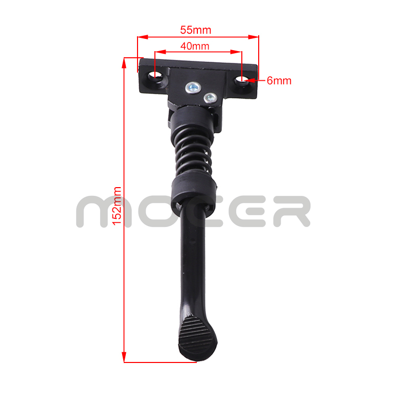 Ricambi originali cavalletto di ricambio per cavalletto da parcheggio supporto per gamba del piede cavalletto universale per parte del telaio laterale dello Scooter elettrico da 10 pollici e 8 pollici: Colore rosa