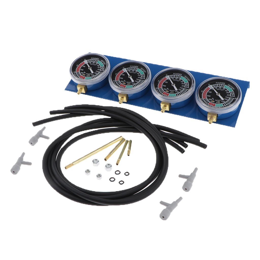2 Pack Motorcycle Carb Carburettor Synchronizer Vacuum Balancer Gauge 4 Cylinder