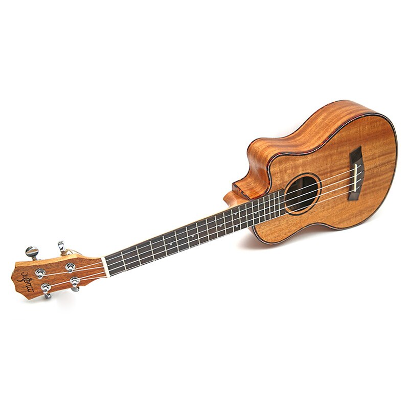 Ukulele acustico da concerto tenore 23 pollici chitarra da viaggio 4 corde Guitarra legno mogano Plug-in strumento musicale