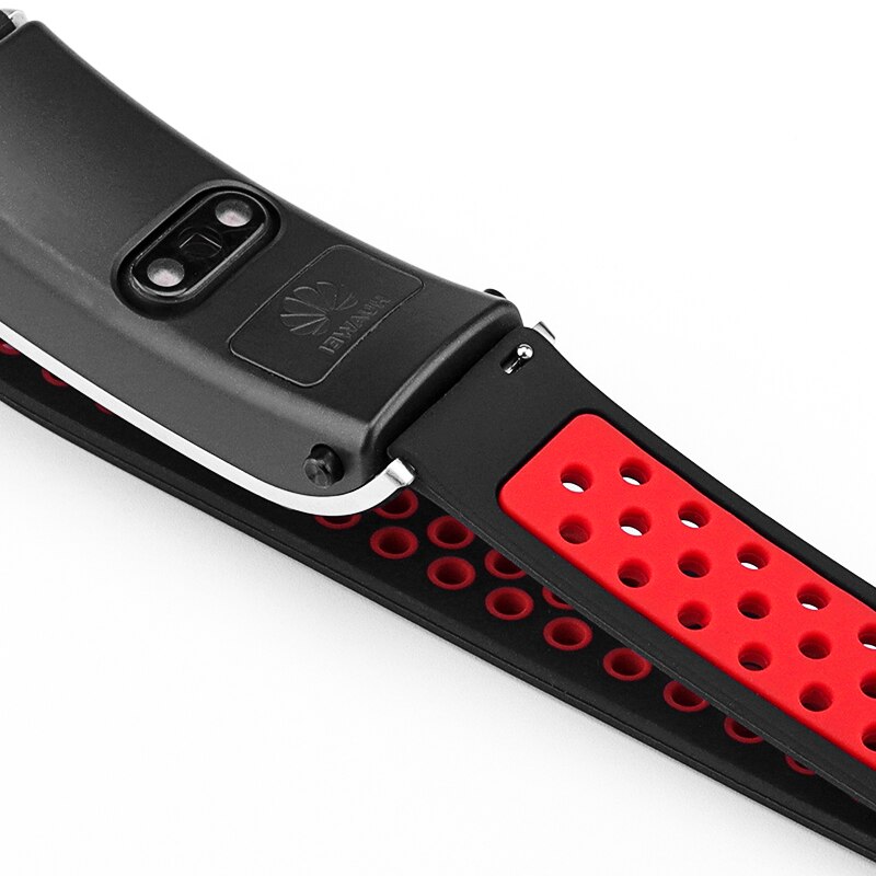 Correa de silicona de 18mm para huawei Talkband b5, muñequera de repuesto, porosa, transpirable, huawei band B5, Correa deportiva, tamaño ajustable