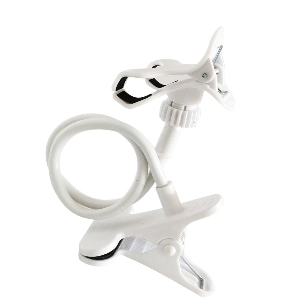 Must Have in Summer !Mobile Phone Holder Ultra Long Coated Polyurethane Multi-Purpose Arm Easy Assembly Rotation Bedside: white