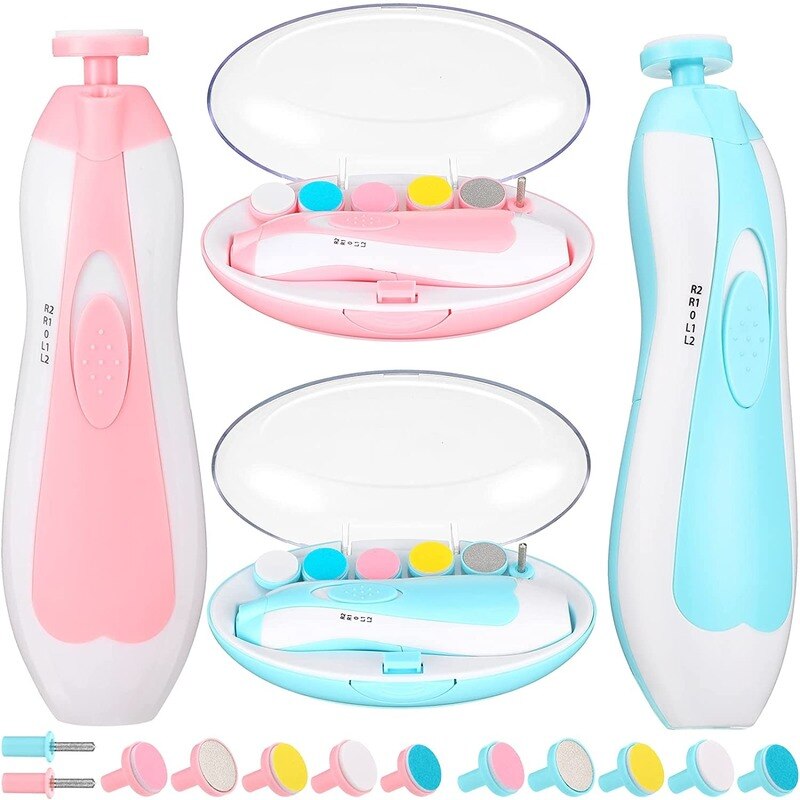 Elektrische Baby Nail Trimmer Kids Schaar Zuigeling Nail Care Safe Nagelknipper Cutter Voor Newbron Nail Trimmer Manicure Pedicure