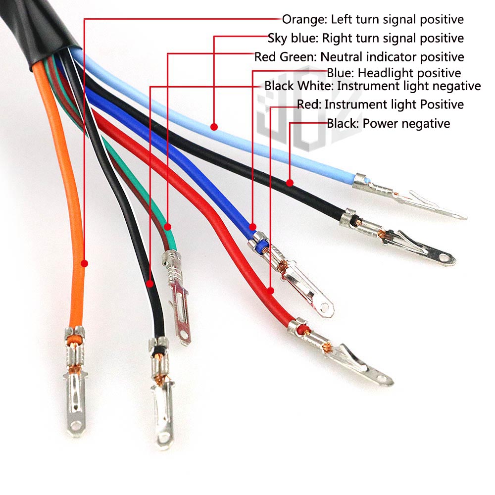 Velocímetro con odómetro Dual para motocicleta, Mini tacómetro Retro, indicador de luz LED Universal, indicador KM/H, para KTM Ducati Kawasaki BMW