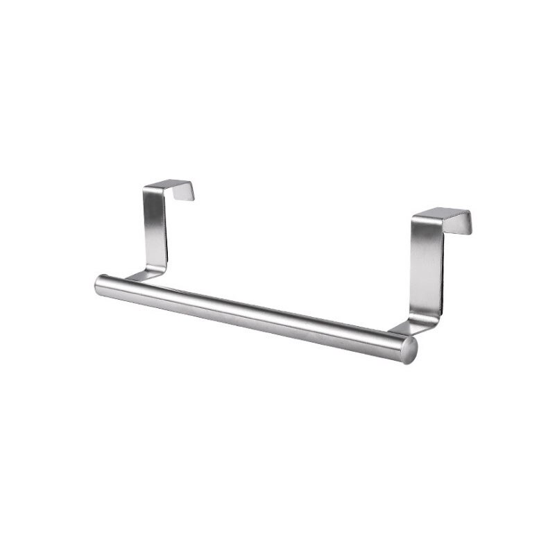 Edelstahl Stange Handtuch Gestell Küche Perforierte Handtuch Hängen Stange Schrank Tür Zurück Lappen Gestell Hause Veranstalter: 23x6.2cm