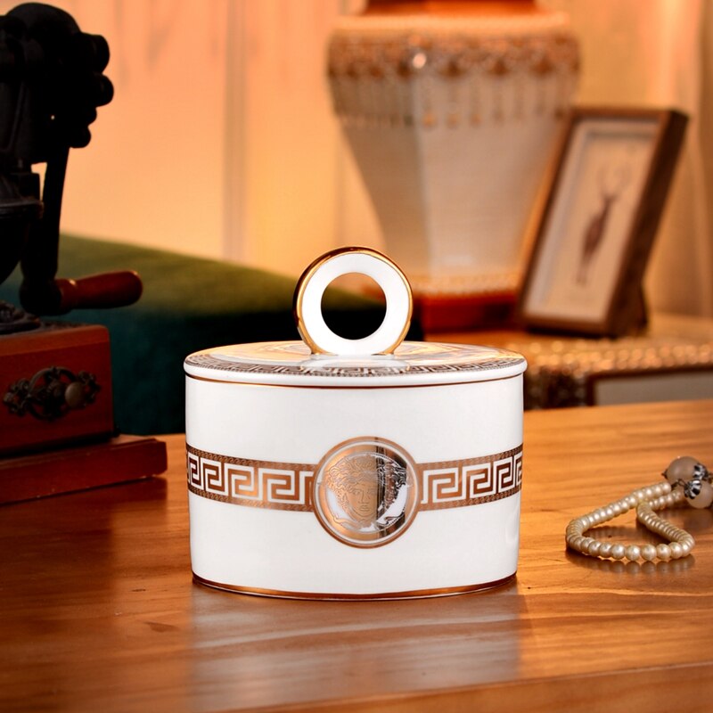 Ceramic Cotton swab box