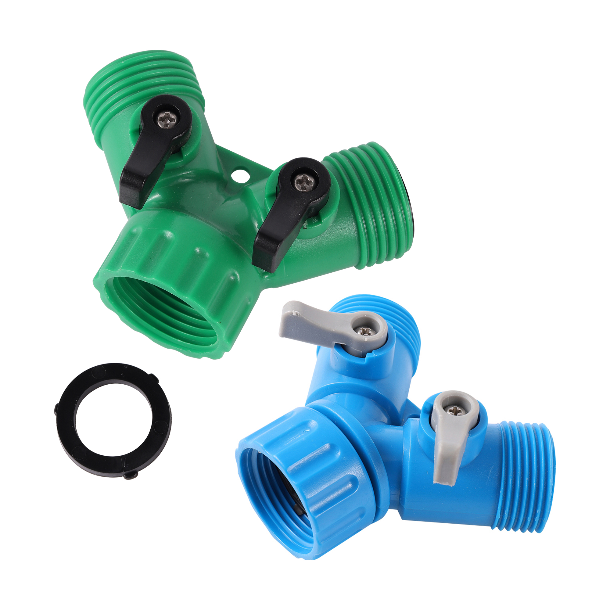 3-weg Schakelaar Kraan Adapter Aanrecht Splitter Omschakelklep Water Tap Connector Voor Wc Bidet Douche Messing, H