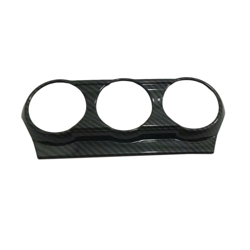 Carbon Fiber Interior Air Condition Outlet Panel Cover Trim for Mazda CX-3 CX3 -18