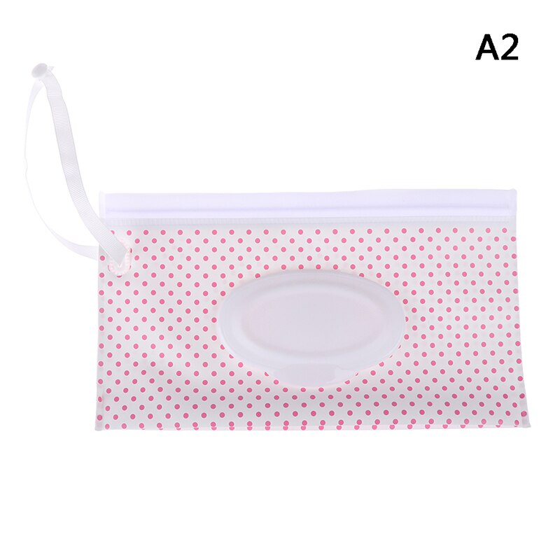 1Pcs wipes bag Portable wet wipes box storage box tissue box napkin holder baby wipes Portable rope cover tissue box: A2