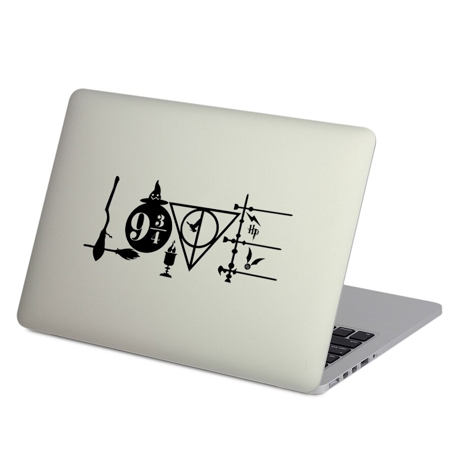 9 3/4 magiske elementer blandet tema mærkat laptop klistermærke til apple macbook pro air retina 11 12 13 14 15 tommer mac bog notebook skin