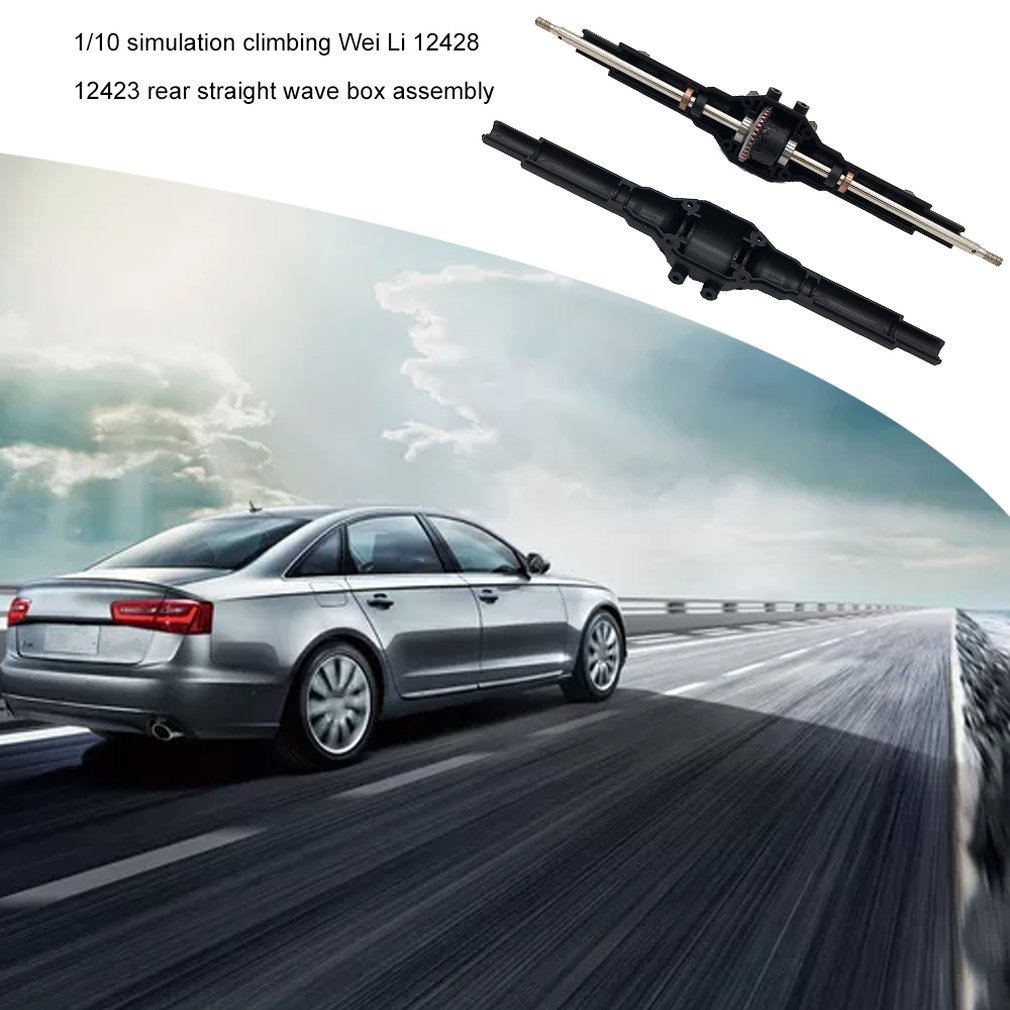 Langlebige verwendung für 1/10 -scale-wltoys 12428 12423 rc auto-ersatzteile hinterachse hintergetriebe zubehörteile