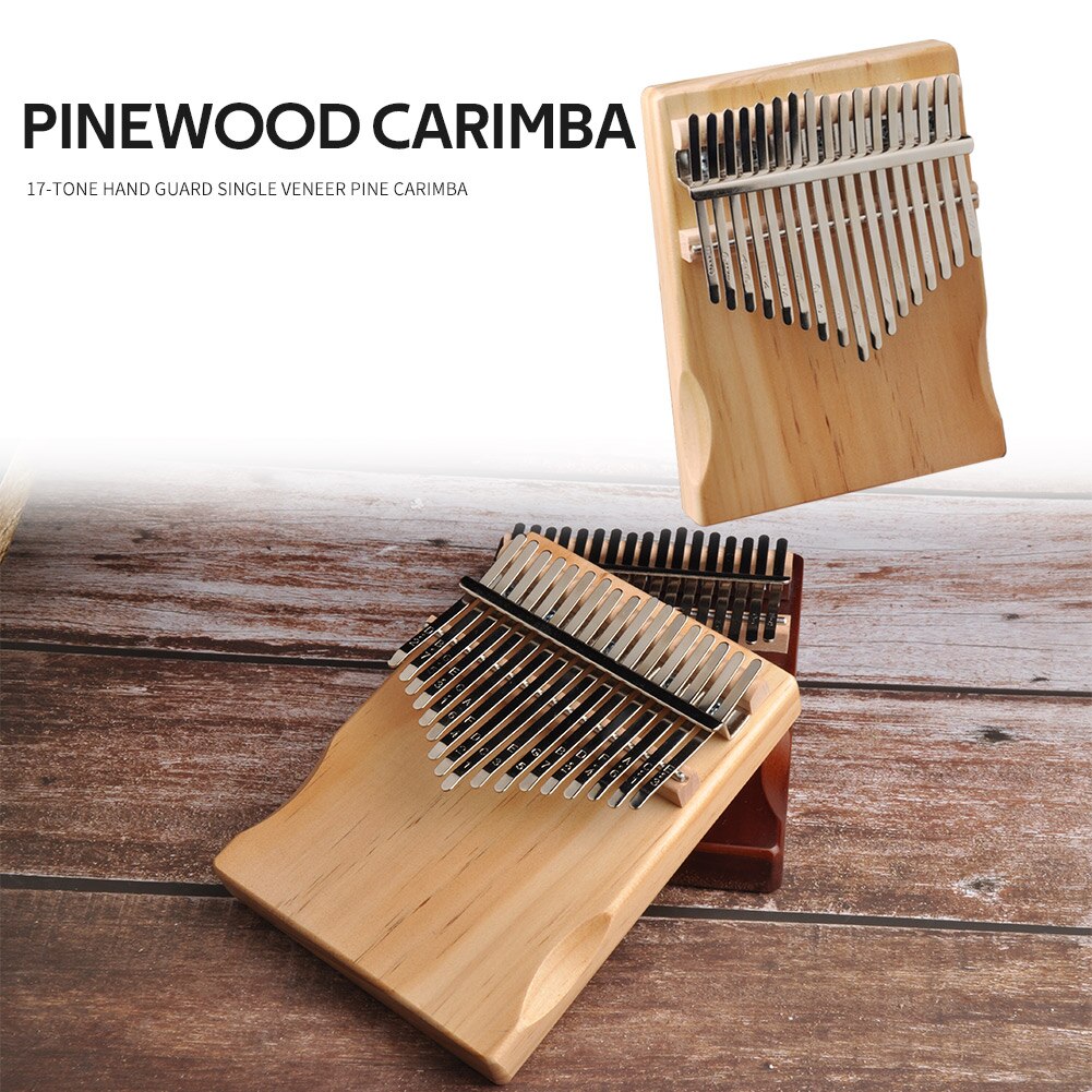 Peura soitin 17 näppäintä kalimba akaasia puu peukalo piano mbira puu kalimba soitin