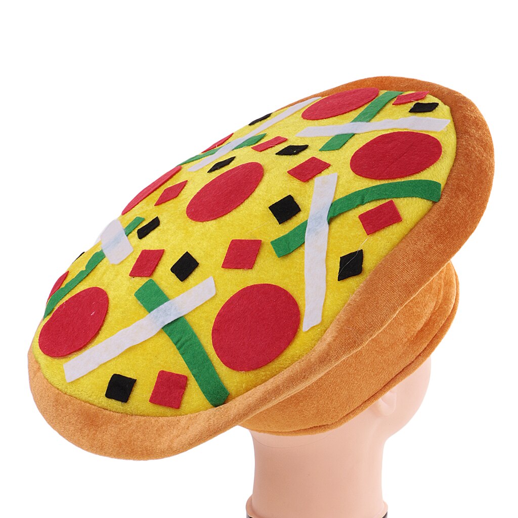 Bachelorette vuxen unge pizza form hatt jul karneval födelsedag höna party cap kostym prop bröllopsfest hatt dekoration access