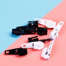 10 stk 3#  nylon glidelås hode lue quilt pute pute bag glidelås glidelås trekker nylon glidelås med glidelås i metall