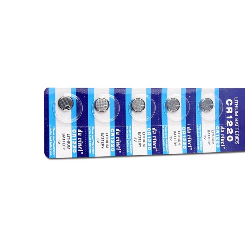5 Pcs CR1220 Knoopcel Batterijen Cr 1220 DL1220 BR1220 LM1220 3V Lithium Batterij Voor Horloge Speelgoed Computer rekenmachine Controle