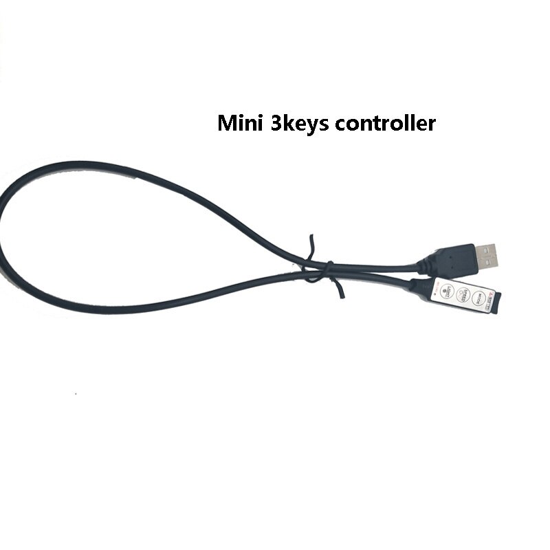 5V-24V USB RGB LED Controller RF IR 3Key 17Key 24Key RGB LED Dimmer 4 Pin USB Interface For 5050 2835 3528 RGB USB LED Strip