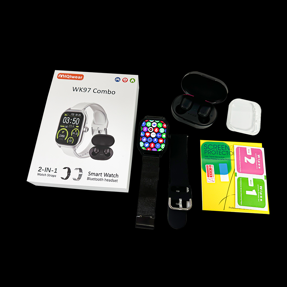 Nouvelle montre intelligente 2,3 pouces Bluetooth appel activité tracker montre intelligente pour hommes et femmes sommeil montre de détection de fréquence cardiaque: Black