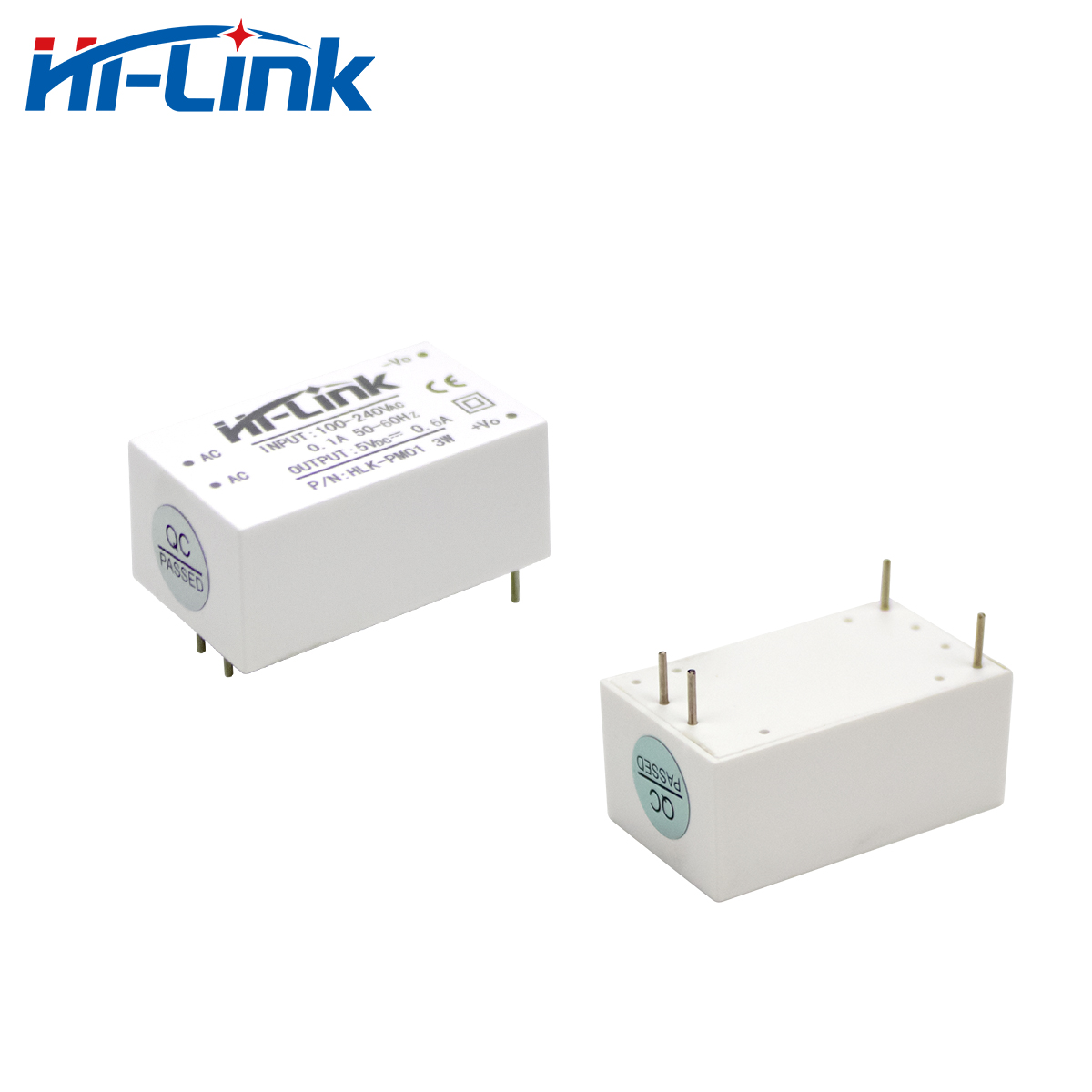 5 Stks/partij Smart Intelligentie HLK-PM01 Wit Ac Dc Power Module 100-240V Naar 5V 3W