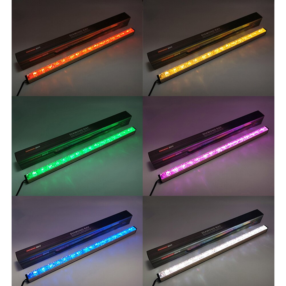 Aluminum Alloy PC Case LED Strip RGB Color 28cm Changing Chassis Lamp for COOLMOON Office Caring Computer Supplies