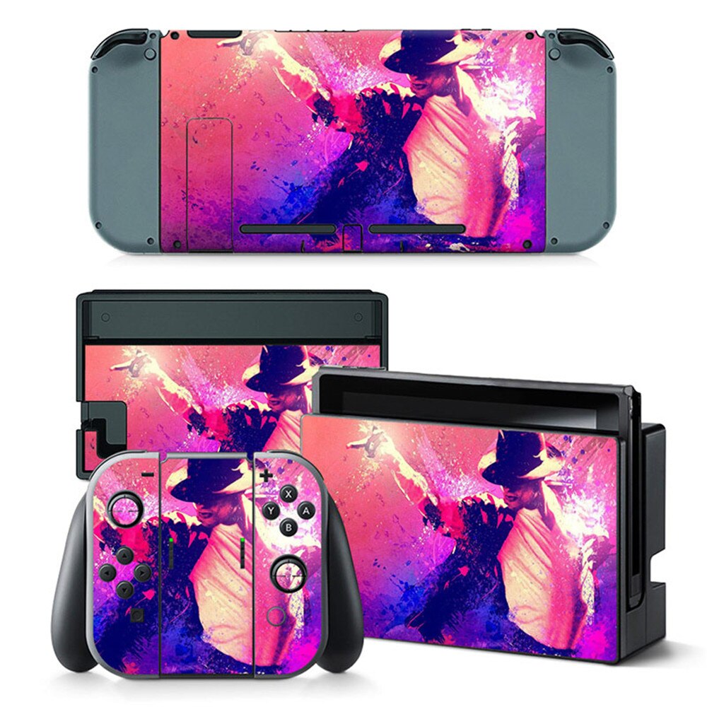 PVC Skins für Nintend Schalter Vinyl Haut Aufkleber Aufkleber Wrap für Nintendo Schalter Konsole Freude-Con Dock Haut: TN-switch-0139