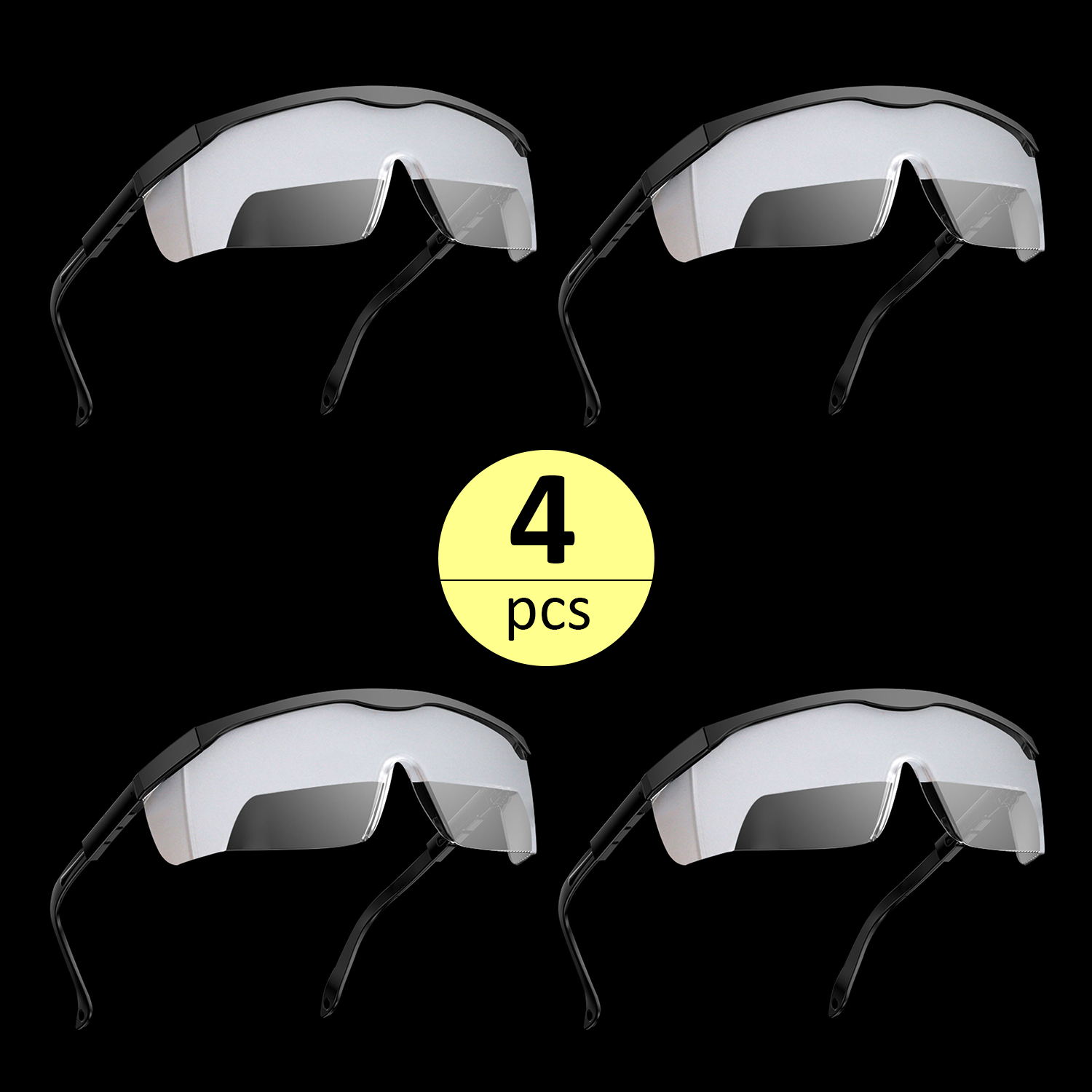 Gafas de sol con limitación de visión, antivaho, antiarañazos, a prueba de polvo, sombreado para piloto, entrenamiento de instrumentos IFR con patillas ajustables: Rojo