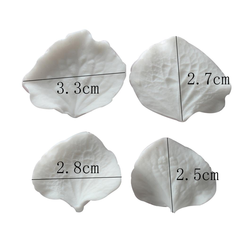 Fondant mögel hortensia socker blomår kronblad lerformar tryckform r lerverktyg mögel blomkål: M -2