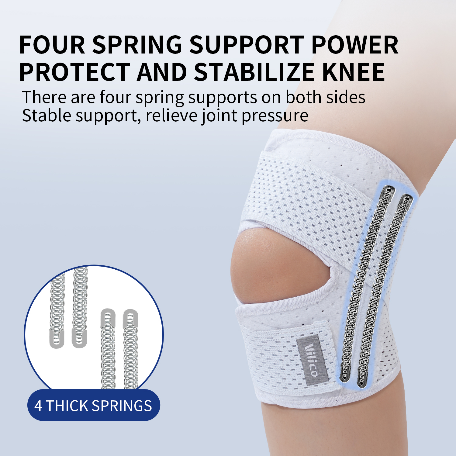 Sport-Knieschoner, unter Druck stehende elastische Knieschoner, Kniestütze, Gelenkschutz, Fitness-Ausrügestochen, Erholung der Verletzungen, befestigen-Schutz, rutschfest