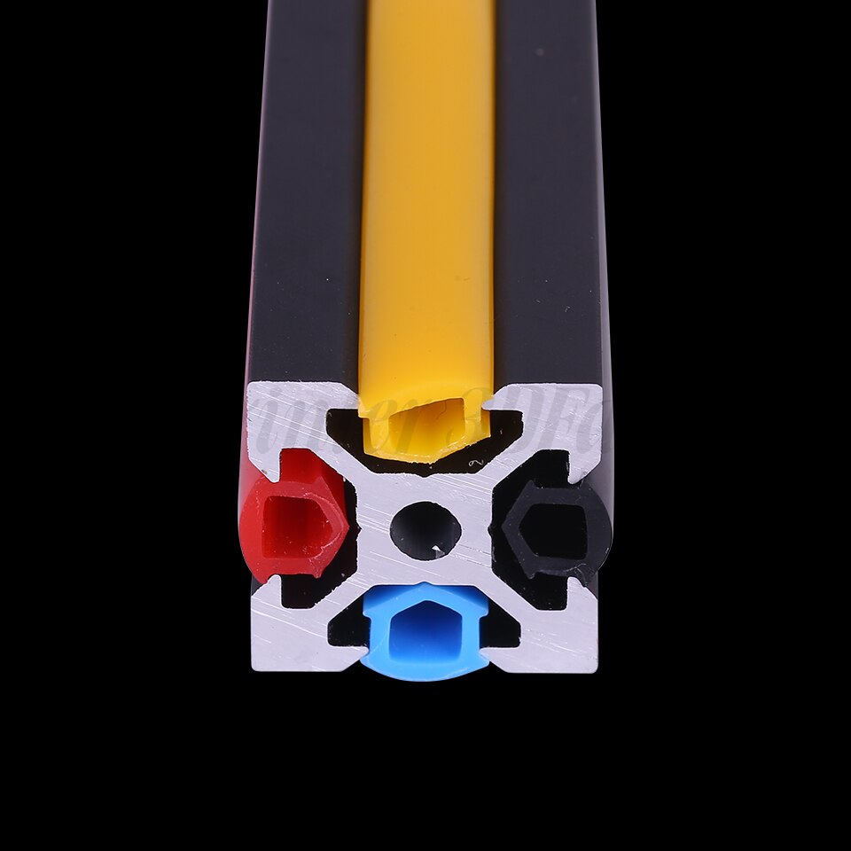 1 meter 20/30/40/50 serie 6mm/8mm /10mm vlakke afdichting voor aluminium profiel zachte sleufafdekking/paneelhouder c-balk machine