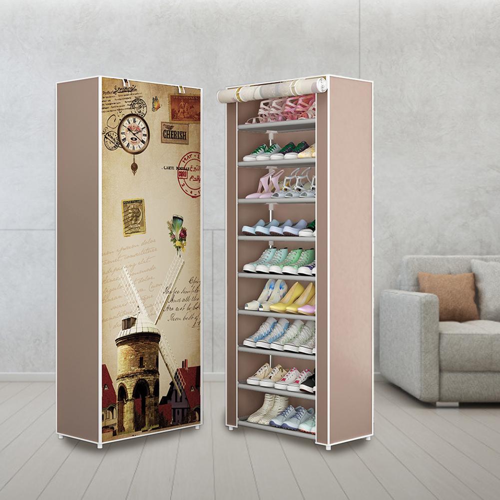 9 lagen Schoenenrek Huishouden Stofdicht Opslagruimte Kleine Schoenen Plank Thuis Woonkamer Organizer Accessoires Schoenenrek