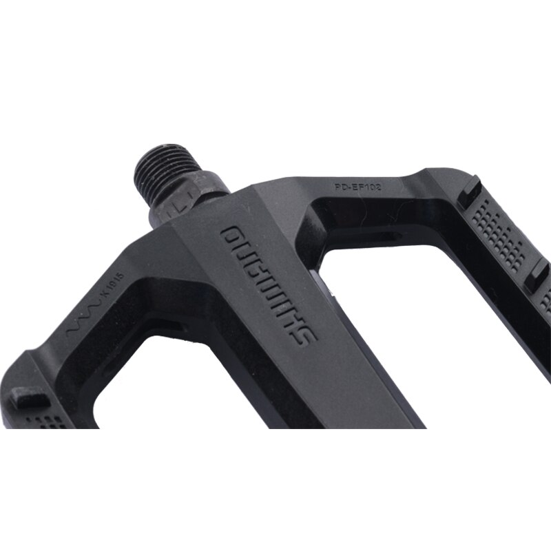 Shimano-eje de Pedal plano de PD-EF202, durabilidad igual a los modelos de , cuerpo ancho de aluminio para montar todos los días, PD-EF102