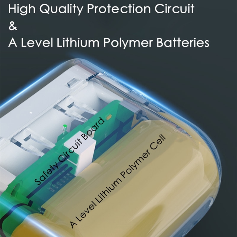 Per AirPods 1 2 Accumulatori E Caricabatterie Di Riserva 700mAh batteria Esterna Del Caricatore Powerbank Per Apple AirPods 1 2 Cassa di batteria