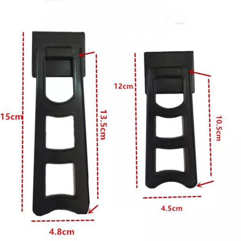 10 Pcs Photo Frame Bracket Plastic Display Stand Dovetail Bracket Easel Ladder Bracket Photo Holder Photo Accessories