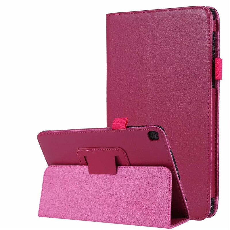 Smart Case For Samsung Galaxy Tab A 8.0" inch Tablet SM-T290 T295 T297 PU Leather Cover Case T290 Protective Case Funda: 02 Rose