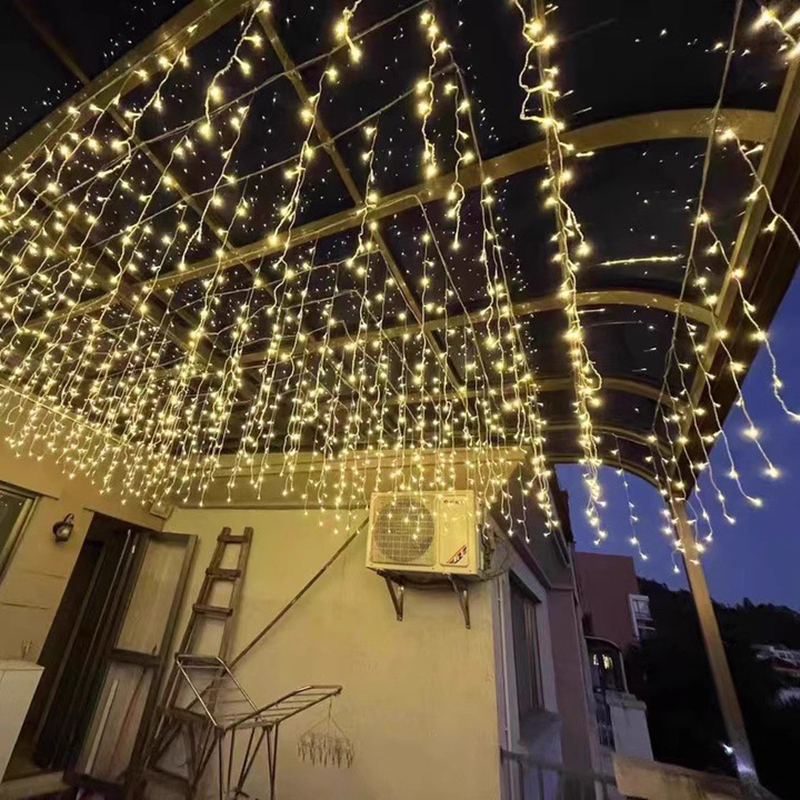 Haus Traufe LED-Girlande, Licht, Balkon, Raumde... – Grandado