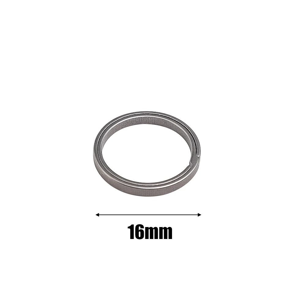 Titanium Alloy Key Rings Keychains Buckle Pendant Super Light Man Car Keychain for Male Creativity Keyfobs Crafts Key Ring: WHITE / WHITE