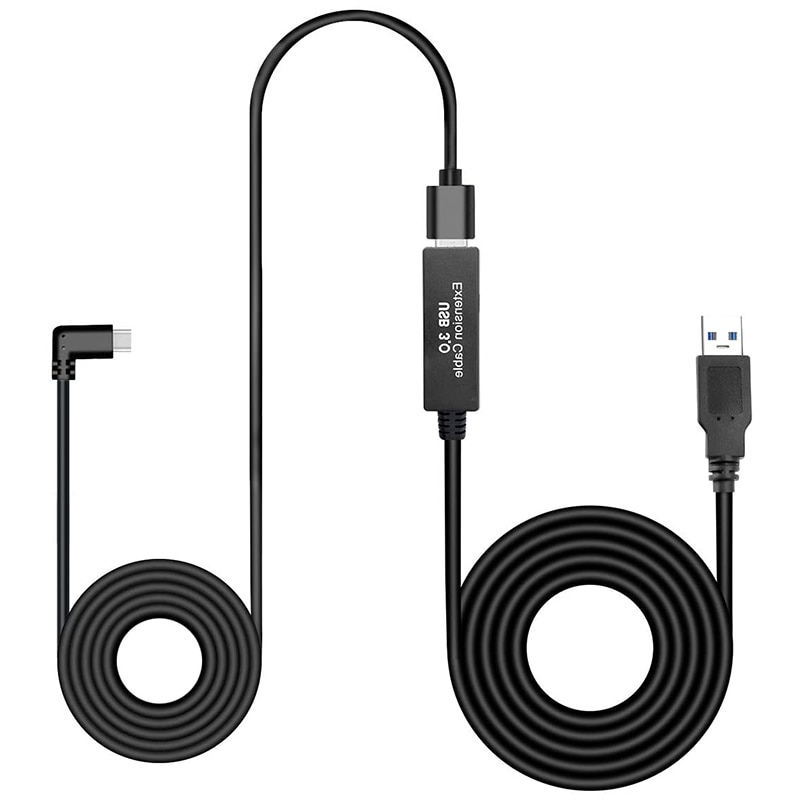1 Set Total 8M/26Ft USB Stable Data Cable Compatible for Oculus Quest Link Steam VR: Default Title