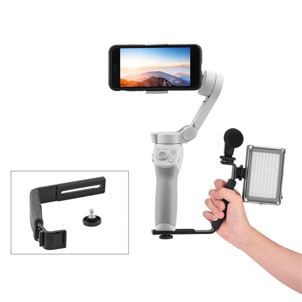 Extension Pole Bar Stick Rod Tripod For DJI OSMO Mobile OM2 3 4 5 Feiyu Vemble Zhiyun Smooth Handheld Gimbal Stabilizer 15-56cm: Light stand