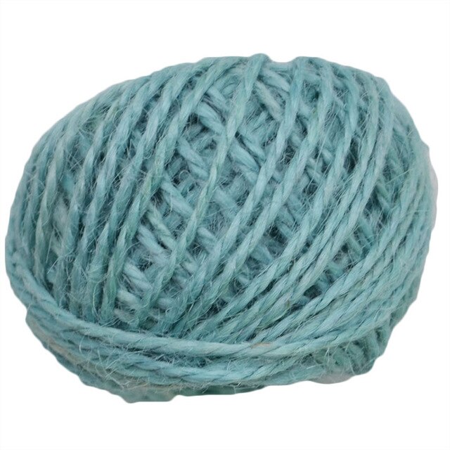 50M Natural Hemp Rope Jute Twine Cord Hemp Rope String Packing Strings Christmas Event & Party Supplies Hemp Rope: Blue