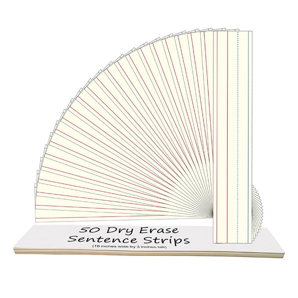 Dry Erase Sentence Strips Double Sided Dry Erase Cards Letter Cards Word Study Card For Office Home