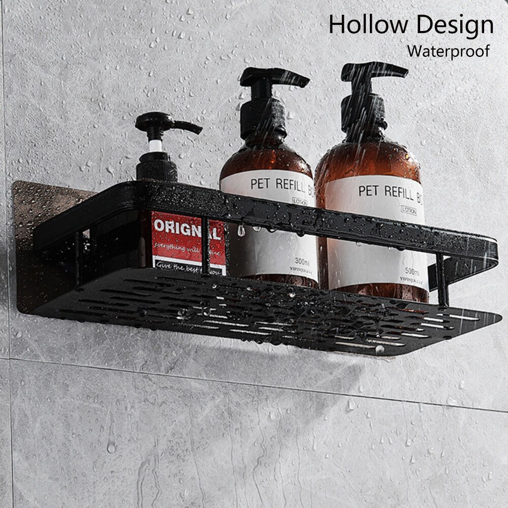Bathroom Shelves Set Punch-free Triangle Corner Shelf Shower Storage Rack Shampoo Holder Toilet Organizer Bathroom Accessories
