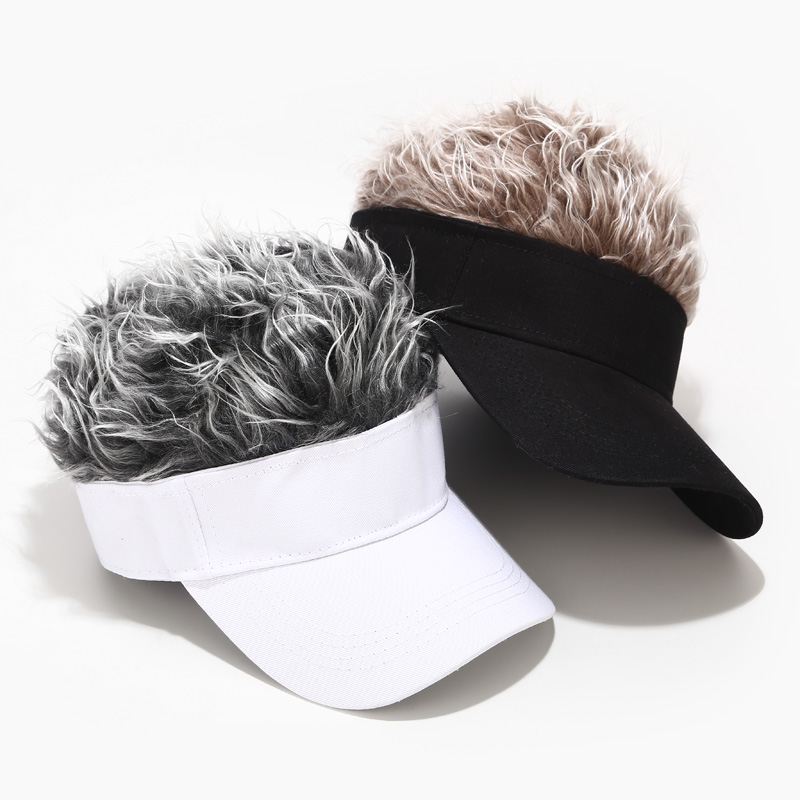 Gorra de béisbol con pelo con pinchos para hombre y mujer, gorro de béisbol con visera ajustable, estilo Casual, conciso, para verano y otoño,