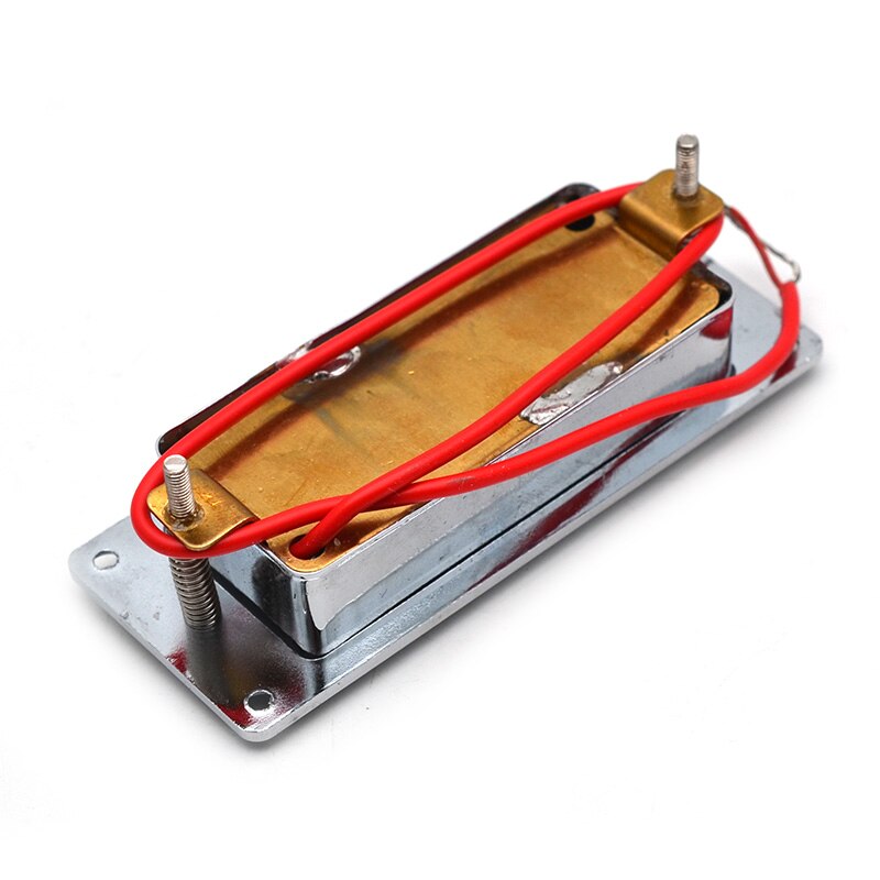 Mini 6 Hole Electric Guitar Humbucker Pickup Neck&Bridge Pickup Pickup for LP Guitar Black/Gold/Chrome