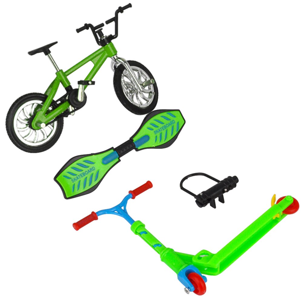 Vélo Scooter bureau fête faveurs amusant jouet éducatif divertissement décor à la maison léger Mini doigt planche à roulettes ensemble alliage
