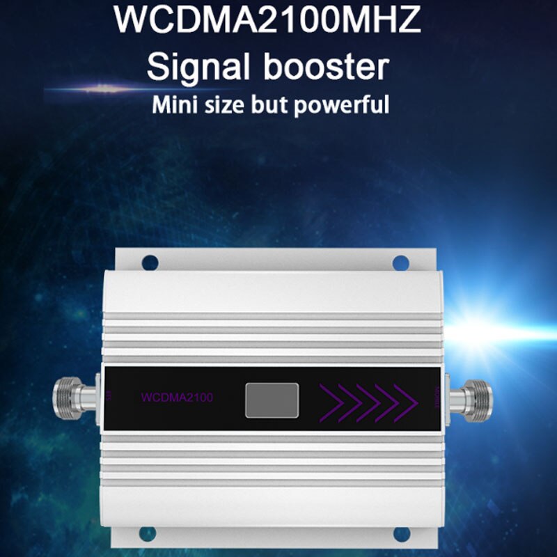 3G Signal Booster Repeater 2100MHz - 60dB Gain LCD WCDMA Mobile Signal Amplifier for Home & Office